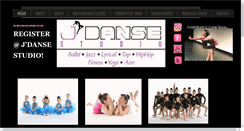 Desktop Screenshot of jdansestudio.com